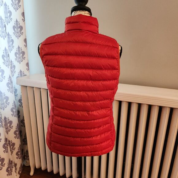 Ariat Women's Ideal Down Vest, Orange, With Pouch, Excellent Condition, Sz S - Picture 3 of 11